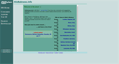 Desktop Screenshot of hisbobness.info